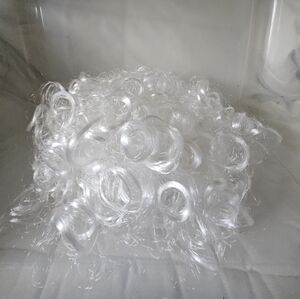 White Curly Party Wig- Halloween